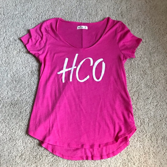 Hollister Tops - Pink hollister shirt